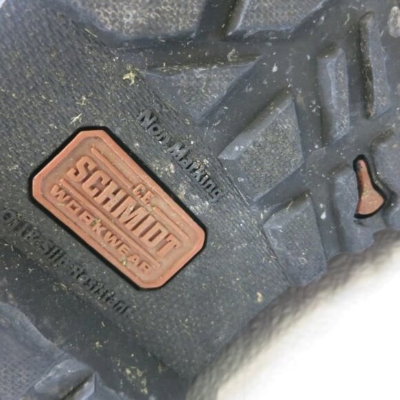 Schmidt Waterproof Nubuck Leather Boots Shoes Mens Work Footwear sz 13 - Picture 5 of 9